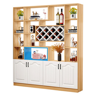 酒柜客厅柜玄关柜隔断柜门厅装饰柜屏风鞋柜简约现代储物柜包安装