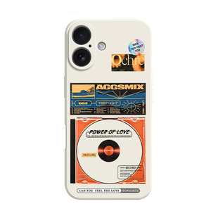 侯明昊同款手机壳苹果17华为mate60音乐唱片iPhone16promax欧美pura70一加14复古OPPO明星vivo简约13周边适用