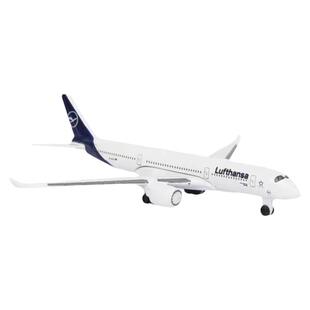 美捷轮Majorette仿真合金飞机模型美联航波音787汉莎A350-900玩具
