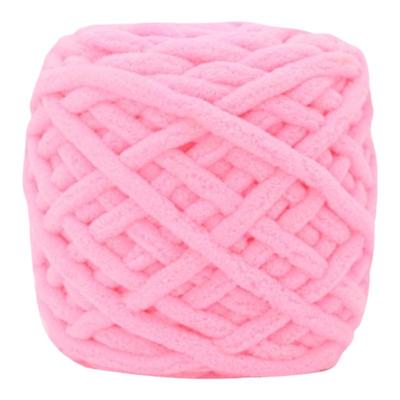 冰条线粗毛线手工diy编织围巾毛