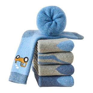 棉奇熊儿童袜子冬季加厚棉毛圈袜冬棉袜冬天男宝宝秋冬加绒冬款