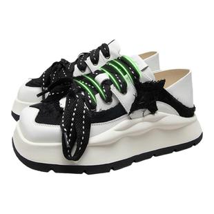 MIO米奥官方旗舰店大头运动鞋女面包鞋增高小白鞋厚底板鞋溶解鞋