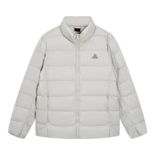 匹克排骨羽绒服短款男冬户外立领保暖新品鸭绒外套女休闲运动服