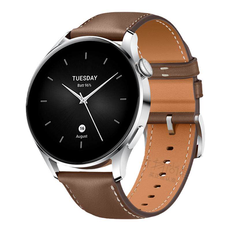 适用小米watchS4真皮手表带sport4代腕表s3智能s2运动s1pro男女式专用color2华米GTR4时尚可替换配件腕带
