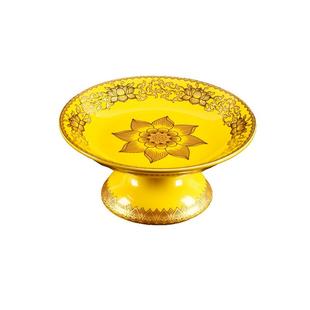 供果果盘陶瓷家用供果盘佛前供奉供盘上供财神爷供果果盘供盘全套