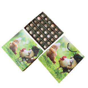 30枚鸡蛋包装盒礼品盒手提袋创意高档鸡蛋礼盒一件定制做加印logo