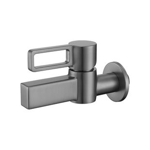 高诺保全铜加厚枪灰色拖把池水龙头阳台洗手盆4分防溅快开水龙头