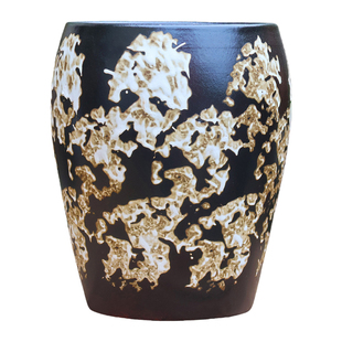 三角梅兰花绿植花盆陶瓷大口径月季高桩植物创意复古多肉粗陶大盆