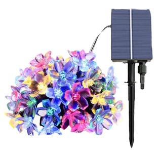 防水氛围星星灯 太阳能室外灯带户外花园五角星串串灯工程款灯串