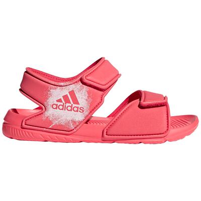 Adidas/阿迪达斯官方正品 儿童夏季新款鱼嘴沙滩魔术贴凉鞋BA7868
