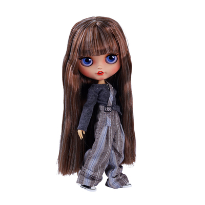 ICY DBS小布娃娃衣服休闲背带喇叭长裤套装19关节azoneS/ob24娃衣