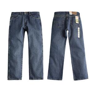 【自营】Wrangler/威格RW系列男宽松直筒水洗牛仔裤复古做旧长裤