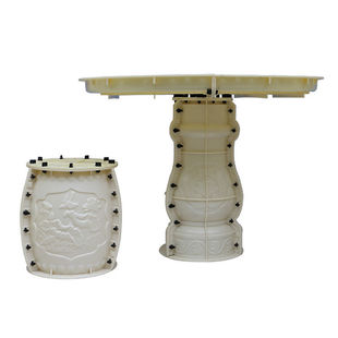 水泥桌子模具仿古石桌石凳模型庭院花园自制加厚塑料棋牌桌玻璃钢