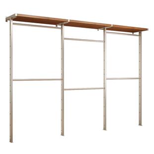 中古风金属衣柜开放式卧室落地悬挂式砌墙步入式铁艺挂衣架衣帽间