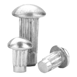 标牌铆钉 GB827滚花铭牌实心 铝铆钉锚半圆头大头铆钉M2M2.5M3M4