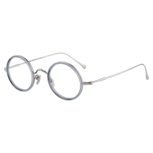 KameManNen万年龟日本手工钛金属眼镜架男复古眼镜框女KMN-138