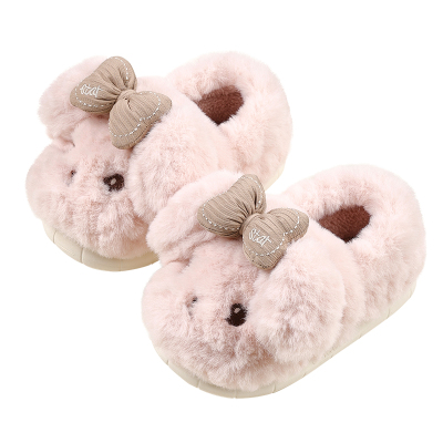 巴拉巴拉儿童棉拖鞋可爱动物家居鞋男童女童鞋2025新款冬季包跟鞋