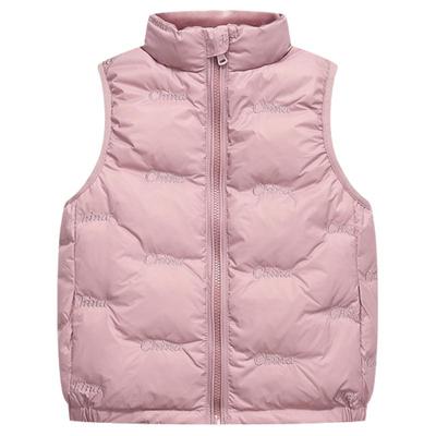 罗蒙儿童立领羽绒马甲秋冬加厚