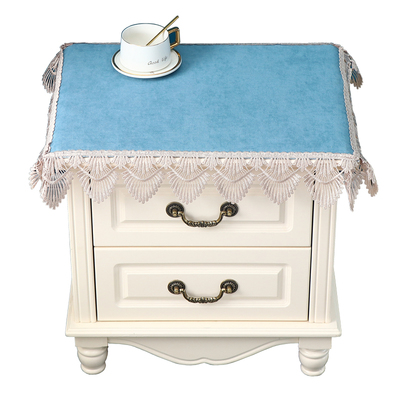 床头柜盖布卧室家用蕾丝套罩嘲笑