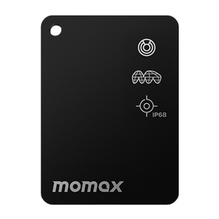 MOMAX摩米士适用于苹果AirTag防丢器平替充电定位器卡片超薄迷你GPS自行车钥匙钱包宠物猫狗防走丢运动跟踪器