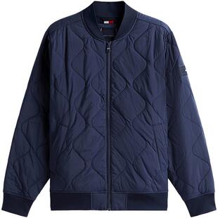 【轻薄绗缝】Tommy秋冬男装防水美式潮流飞行员棒球棉服夹克外套
