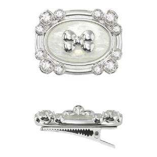 TOGGLER 嘟嘟系列 可爱贝母嘟嘟镶嵌宝石椭圆高级发卡发夹发饰女