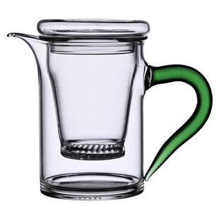 耐热加厚泡茶杯子全玻璃过滤内胆玻璃茶具红茶泡茶器茶水分离