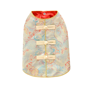 狗狗衣服薄款2026新款过年喜庆小型犬比熊泰迪雪纳瑞新中式唐装春