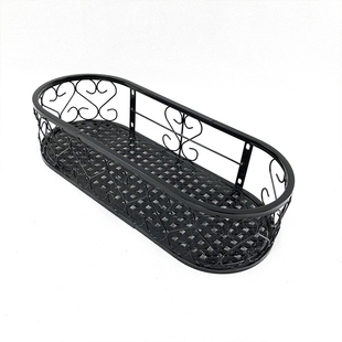 阳台栏杆挂式花架多层肉悬挂装饰花盆架铁艺花架子置物架窗台窗沿