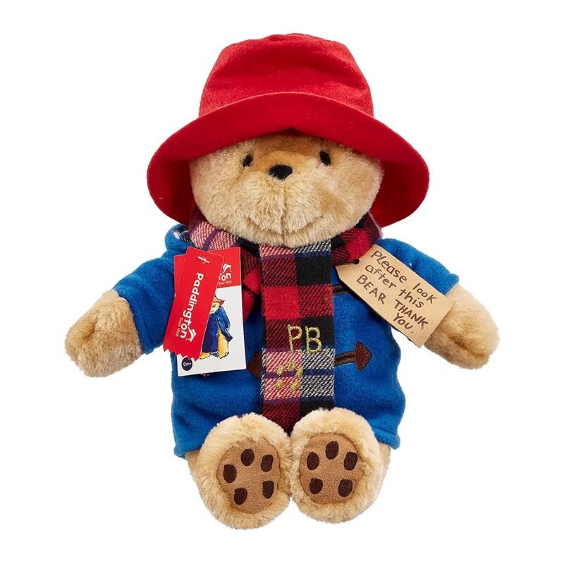英国帕丁顿熊paddington小红帽电影原版大号毛绒玩偶包包挂件礼物
