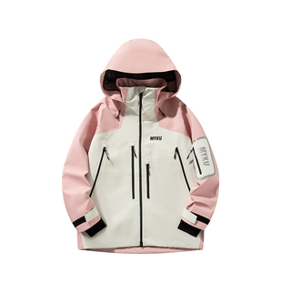 MYKU脉酷光芒男女款套装滑雪服3L全压胶防水冲锋衣加厚耐磨滑雪裤