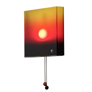 光轴落日壁灯 | 免布线充电卧室客厅氛围灯壁挂可升降日出日落灯