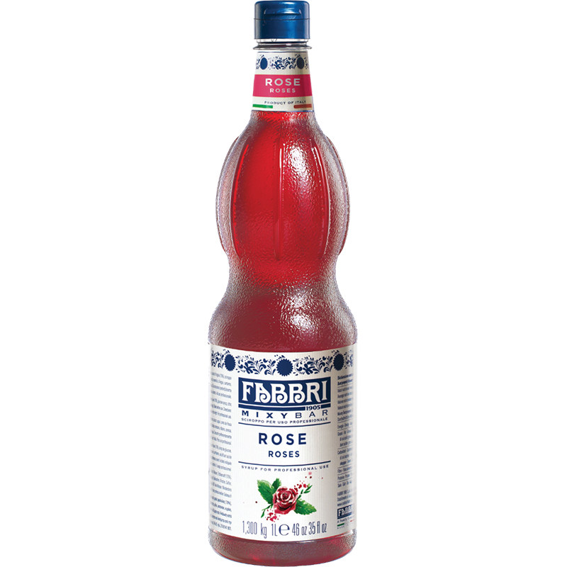 法布芮Fabbri 玫瑰糖浆汁 Rose Syrup 意大利原装进口 1.3kg/1L