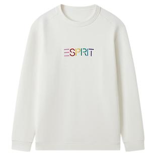 ESPRIT保暖上衣男士秋衣单件上身加绒加厚宽松打底衫发热保温内衣