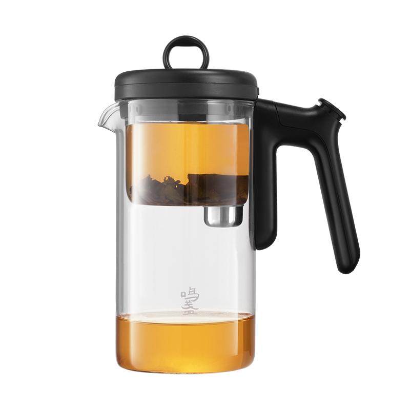 全玻璃内胆泡茶杯鸣盏