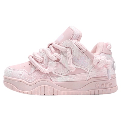 【陆虎同款】奇安达面包鞋女款厚底鞋原创秋冬季女鞋运动情侣板鞋