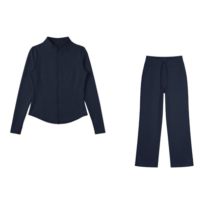 CHU楚妞[有氧套装]凉感软糯弹力卫衣卫裤显瘦套装WB2601