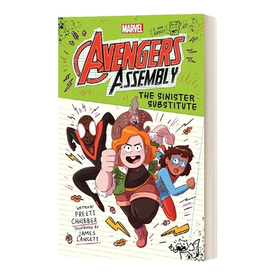 英文原版 The Sinister Substitute Marvel Avengers Assembly 2 漫威 复仇者联盟学院2 儿童初级章节书小说 英文版进口英语书籍
