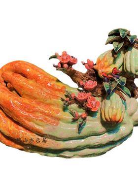 石湾公仔陶瓷玄关乔迁新居装饰品