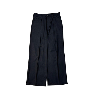 Tobefly羊毛宽松直筒西裤