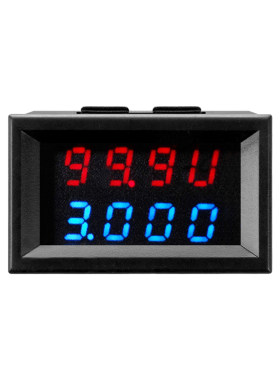 睿登 四位高精度双显示LED直流电压电流表0-100V0-999.9mA-3.000A
