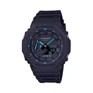 卡西欧G-SHOCK男女石英手表暗夜霓虹八角橡树GA-2100-1A3/1A4/1A2