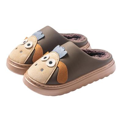 棉拖鞋男士冬季2024新款厚底