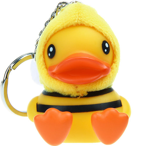 B.Duck小黄鸭可爱书包背包挂件女生挂饰卡通创意汽车钥匙扣小公仔