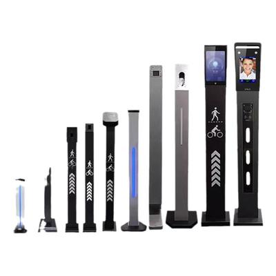 门禁立柱小区刷卡落地支架室外防水人脸机出门按钮门口机立柱