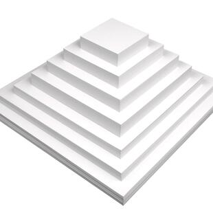 正方形荷兰白卡纸绘画美术专用水彩马克笔手绘明信卡片10*10cm素描油画棒15乘15画纸30*30方形36x36白卡240克