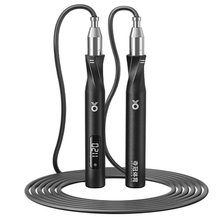 夺冠儿童竞速计数跳绳小学生专用提速不打结比赛专业钢丝跳绳