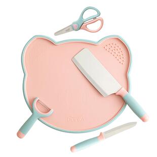 辅食刀具didinika辅食菜板刀具套装宝宝婴儿童猪猪菜板案迪迪尼卡