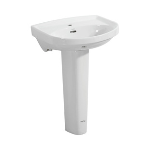 TOTO立柱式洗手盆浴室台盆洗脸盆大容量储水立柱盆LWN251CB(07)