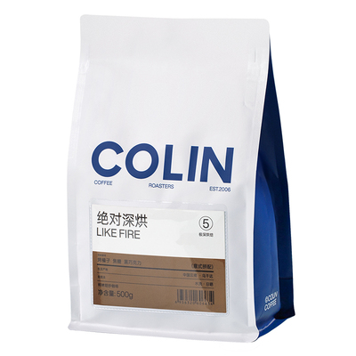 柯林绝对深烘意式拼配咖啡豆500g